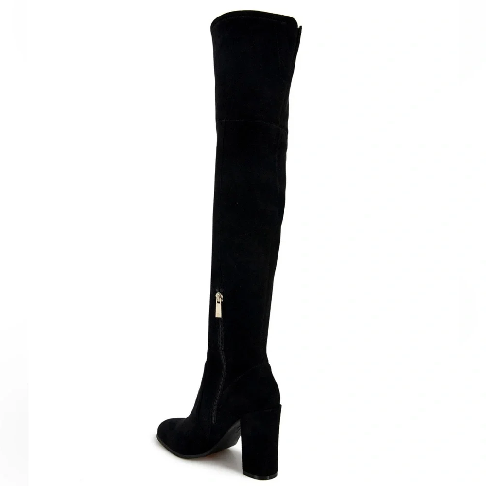 Kenneth Cole New York Women's Josie Round Toe Over-The-Knee Boots- Size 7.5